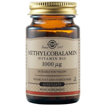 Solgar Methylcobalamin (Vitamin B12) 1000 µg 30 Nuggets