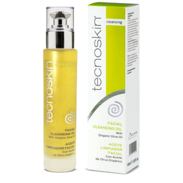 Tecnoskin Facial Cleansing Oil with Organic Olive Oil Λάδι Καθαρισμού Προσώπου & Ντεμακιγιάζ 100ml