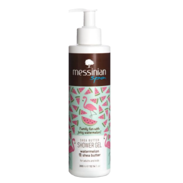 Messinian Spa Watermelon & Shea Butter Shower Gel Αφρόλουτρο με άρωμα Καρπούζι 300ml